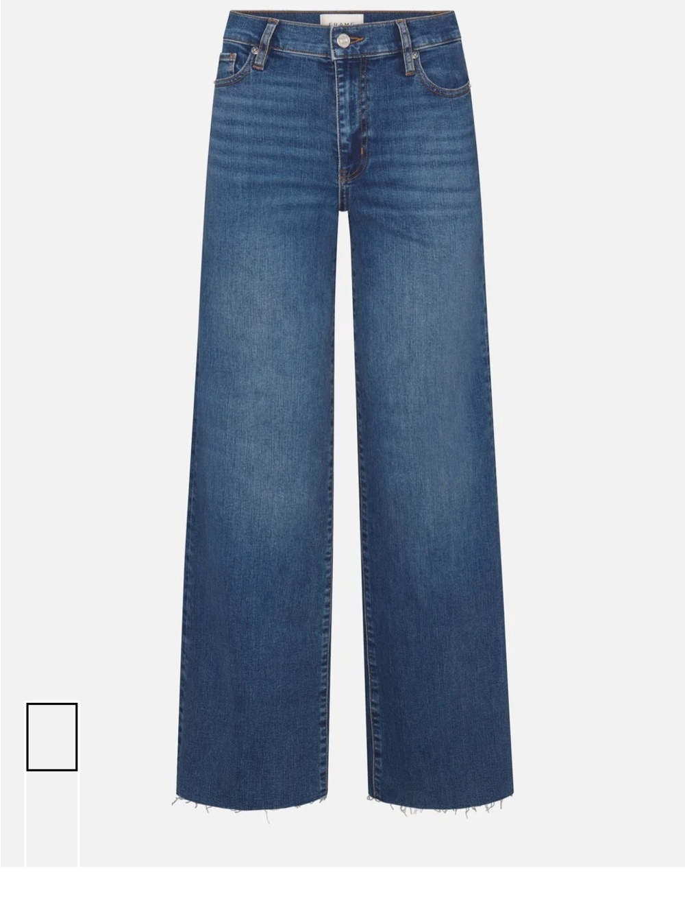 Frame le slim Palazzo Denim Wide-Leg Jeans - Medium Blue